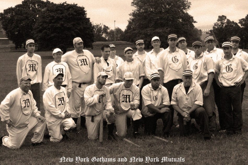 vintage baseball governors island