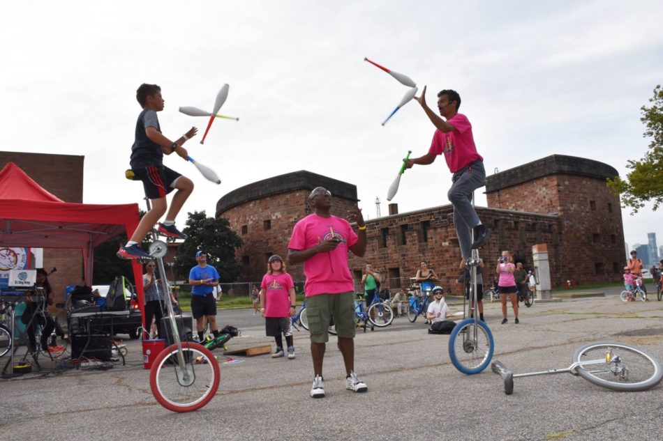 10th Annual NYC Unicycle Festival on Governors Island